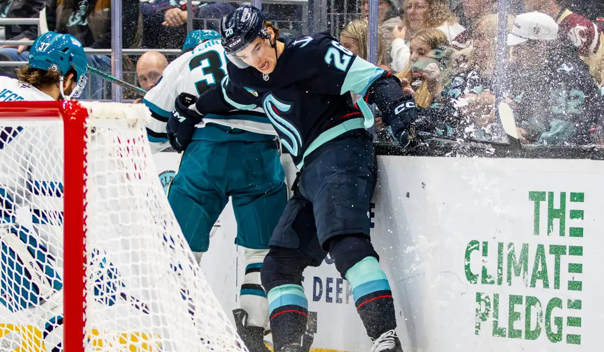 Sharks listless against Kraken in blowout loss