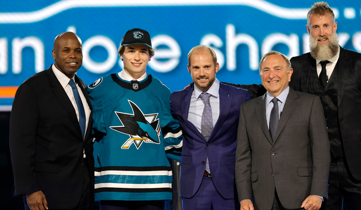 Sharks are the toast of Vegas on Day 1 of NHL Draft